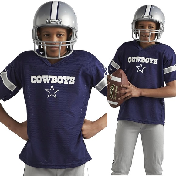 Franklin Sports NFL Youth Football Uniform Set for Boys & Girls, Dallas Cowboys - Picture 3 of 7